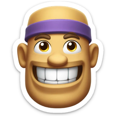 Clash royale laughing sticker