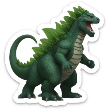 Godzilla loki sticker