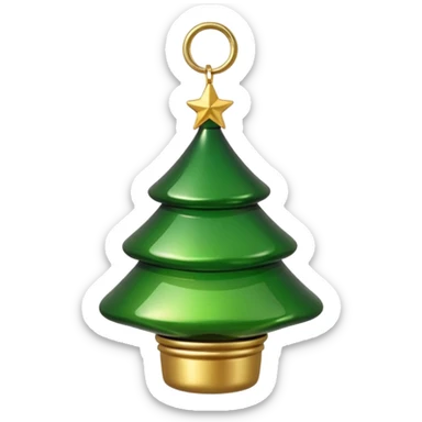 small christmas tree decoration sticker