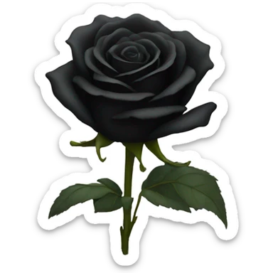 black roses sticker