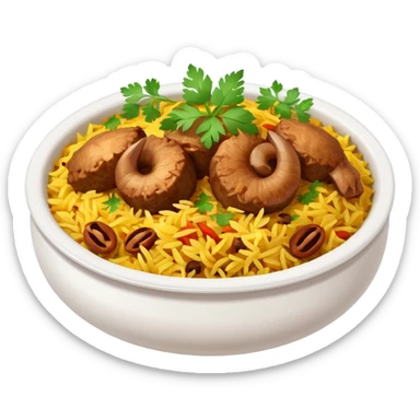 mutton biriyani sticker