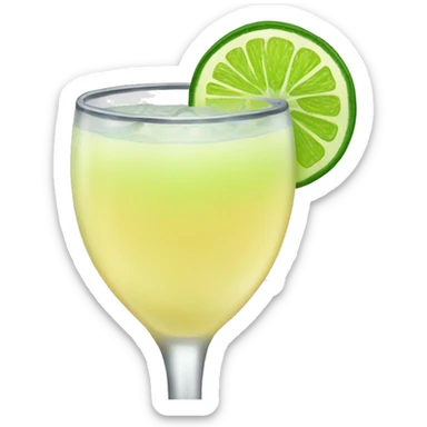 Spicy margarita in margarita glas sticker