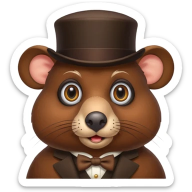 mole with accessory sticker