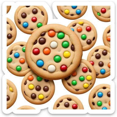 M&m's cookie  sticker