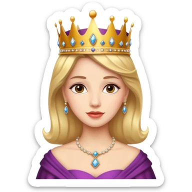 beautiful queen sticker