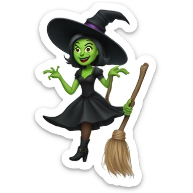 wicked witch of the east  sticker