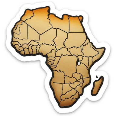 AFRICA MAP sticker