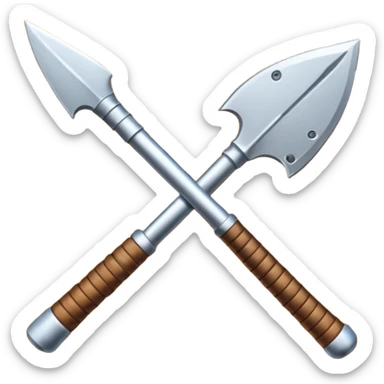 una flecha normal blanca  sticker