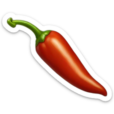 Chili sticker