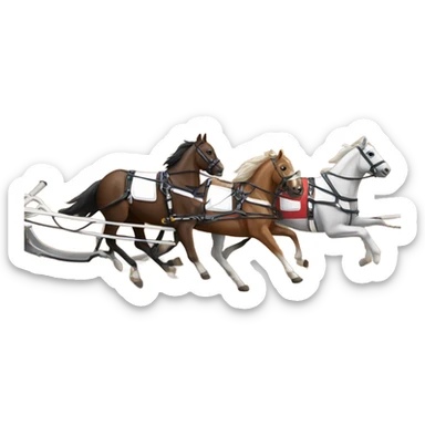 harness racing sticker