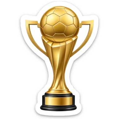 world cup trophy sticker