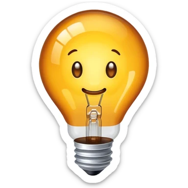 lightbulb full of alcohol sticker