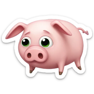 Spider pig sticker