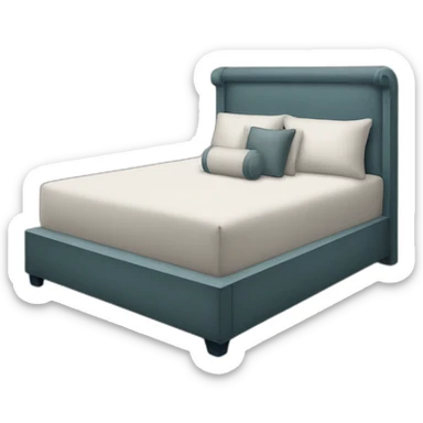 modern king size bed sticker