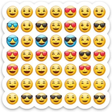 I want fun emojis for my Discord Server. Make them super fun. sticker