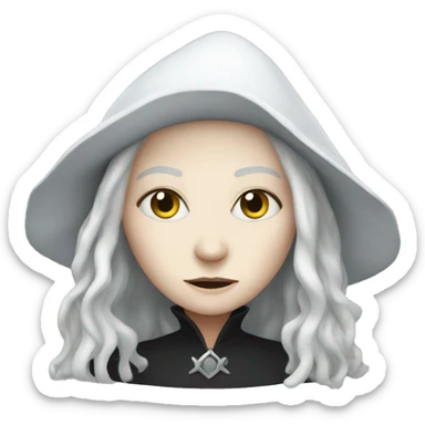 White witch sticker