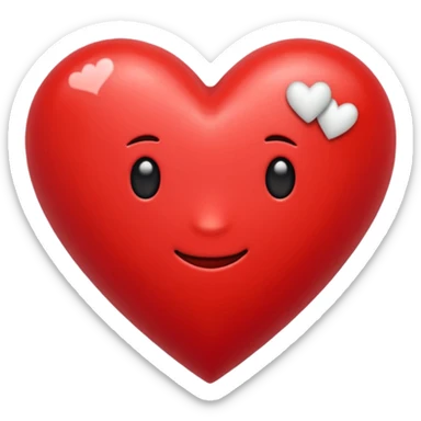 Emoji con el corazón flechado sticker