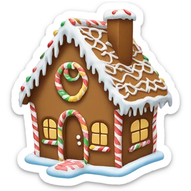 gingerbread house sticker