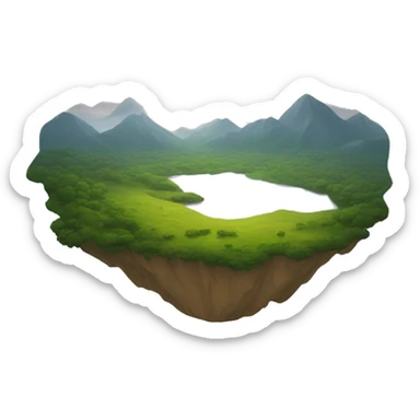Haz un emoji de un paisaje  sticker