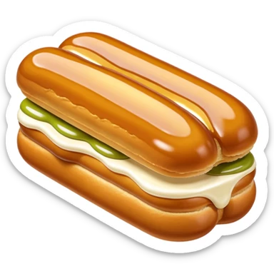 Butterscotch éclair  sticker