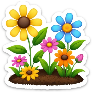friendly garden sticker