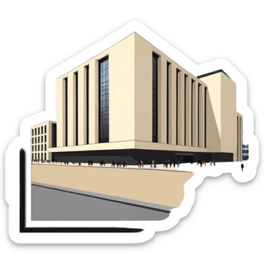 tate modern large exhibition halls sticker