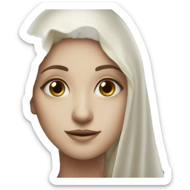 veela: Beautiful, enchanting beings with magical abilities and a temperamental nature, often appearing as humans with transparent veils. sticker