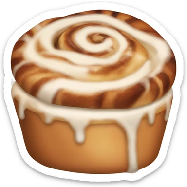 Cinnamon roll sticker