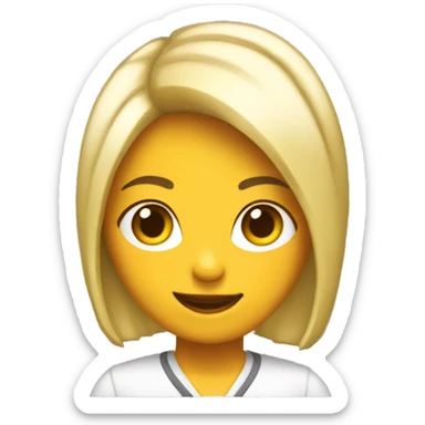 Chica en cuadro sticker