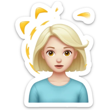 slie going in circle sticker