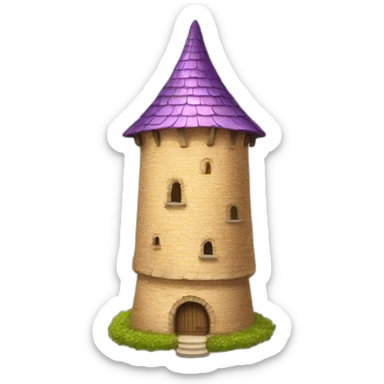 Rapunzel tower sticker