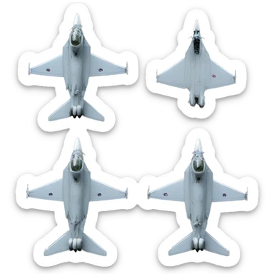 Eurofighter typhoon scary sticker