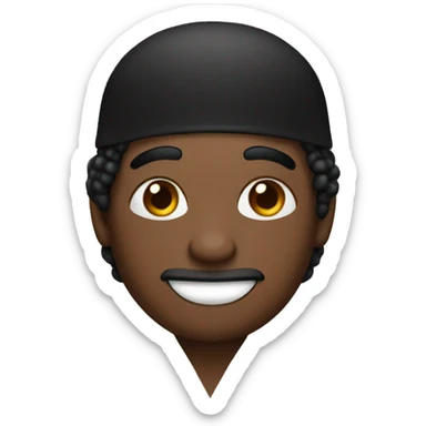 A Black Jew in a kippah sticker
