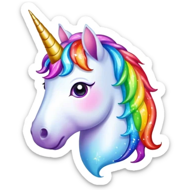 unicorn pooping sticker