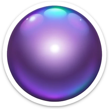 dark purple pearl sticker