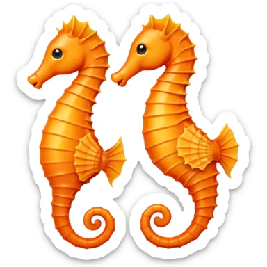 seahorse emoji sticker