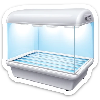 UV light solarium sticker