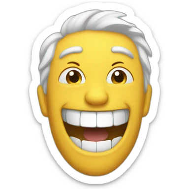 Laugh sticker