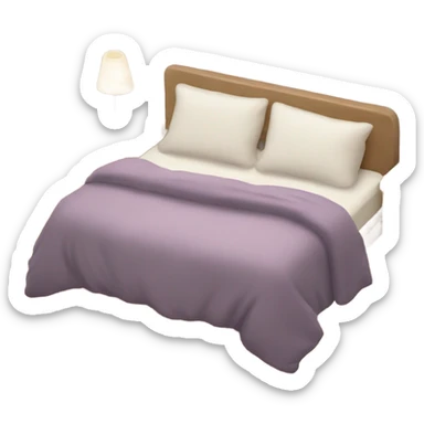 Cozy bed sticker