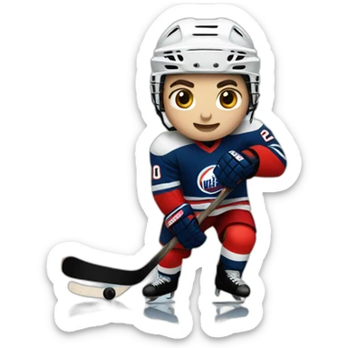 hockey sticker