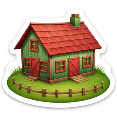 house farm sticker
