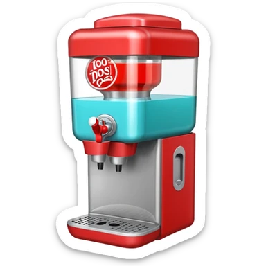 soda dispenser sticker
