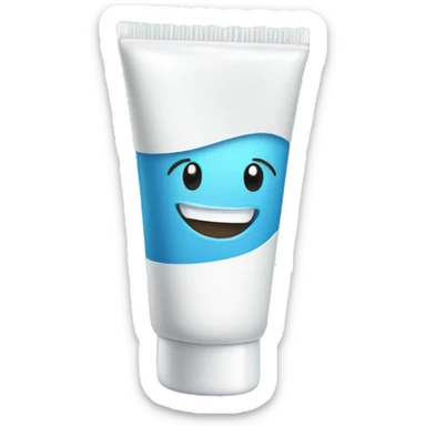toothpaste sticker