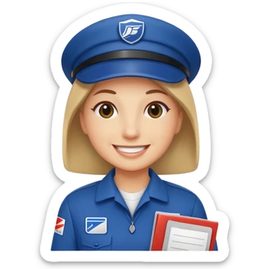 USPS post office sticker