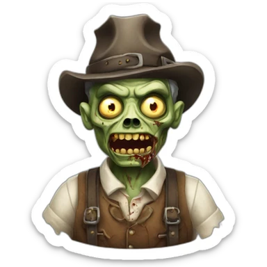 oktoberfest zombie sticker