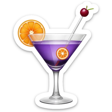 drink white and purple sticker