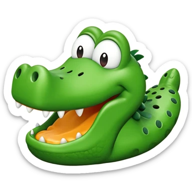 emoji de um caramujo usando sapato tipo crocks sticker