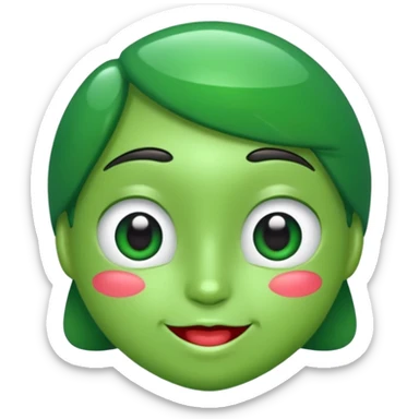 1 grano de poroto 🫘 con cara amorosa  sticker