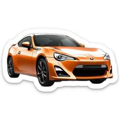 individual orange gt86 sticker