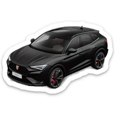 cupra formentor black  sticker